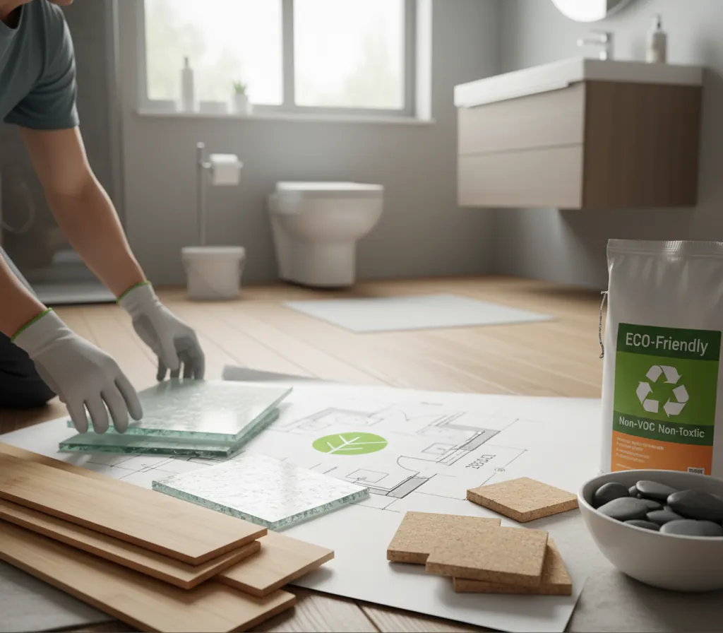 Illustration pour l'article: Choisir des matériaux écologiques pour la rénovation de votre salle de bain